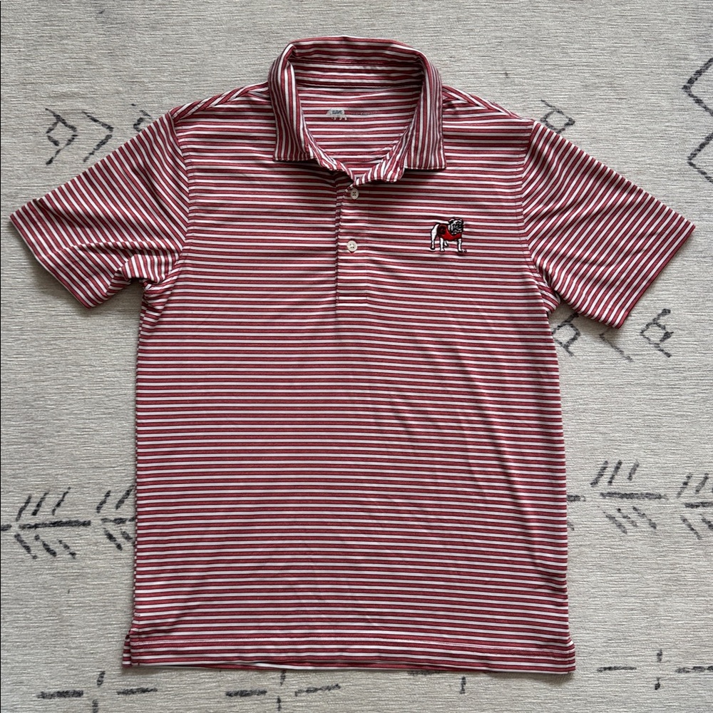 Onward Reserve UGA U Bulldog licensed polo. University of Georgia.